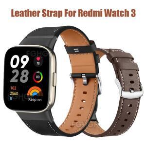 Redmi Watch 3 용 가죽 스트랩 샤오미호환 손목 밴드 Correa 벨트 액세서리 스마트 시계 교체 팔찌
