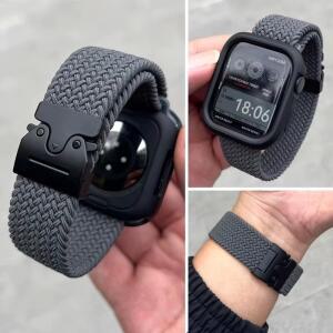 애플 호환워치 스트랩 46mm 38mm 코레아 파라슈트 밴드 아이워치 시리즈 10 9 8 7 6 SE 울트라 2