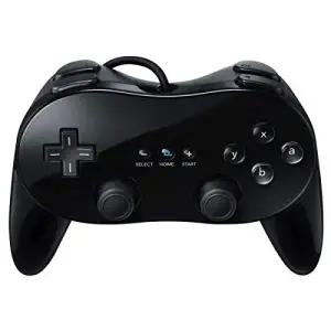 닌텐도 Wii 원격 콘솔용 OSTENT 유선 클래식 컨트롤러 프로 게임패드 조이스틱 비디오 게임 색상 블랙