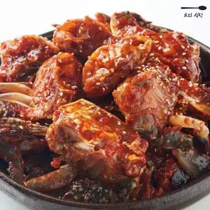 B의식탁 양념 꽃게 무침 게장 1kg 간장게장황금레시피 양념게장 양념게장만드