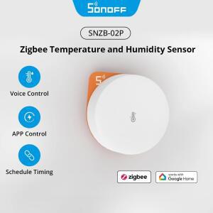 히든센서 SONOFF SNZB 02P EWELINK 스마트 GOOGLE ZIGBEE ALEXA YANDEX 습도 센서 감지기 ASSISTANT 홈 온도