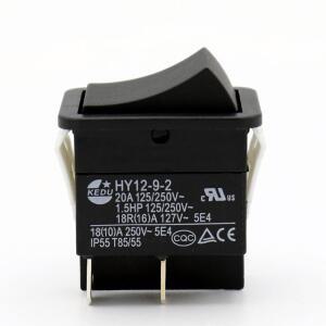 KEDU HY12-9-2 4 핀 푸시 버튼 로커 스위치 ON-OFF 전동 공구 용 아크 키 125/250V 20A/1.5hp 호환