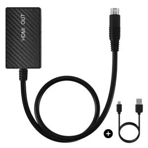 TNP 세가 새턴 HDMI 어댑터 - S 비디오 케이블에서 변환기로 콘솔 HD TV 컴퓨터 모니터 및 프로젝터용