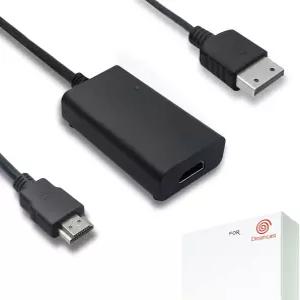 세가 드림캐스트 DC 콘솔용 HDMI 케이블 진정한 VGA 신호 출력을 갖춘 어댑터 100 향상된 비디오 품질-HD