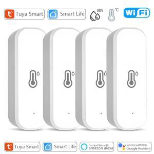 히든센서 스마트 WIFI 온도 습도 센서 ASSISTANT와 SMART ALEXA APP 작동합니다 LIFE는 홈용 모니터 원격 GOOGLE