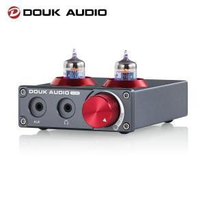 Douk Audio Mini JAN5654 턴테이블 용 진공관 포노 프리 앰프 전화/PC/MP3/TV 홈 스테레오 오디오 헤드폰