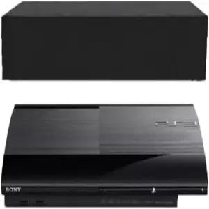 PS3 스크래치 방지 방수 보호 케이스용 먼지 커버 플레이스테이션 3 콘솔용(블랙)