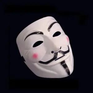 고품질 가면 어나니머스 마스크 탈 브이포벤데타 해커 할로윈 할로윈 (WB068FC)