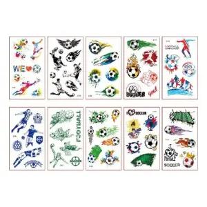 고품질 (이거찜) 대한민국 응원 타투스티커(10장 한세트)형광 (WB85E7E)