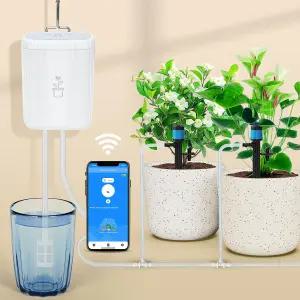 정원용 스마트 자동 드립 관개 키트 화분용 식물 급수 장치 실내/외용 그린비전 2.4GHz WiFi 스프링클러