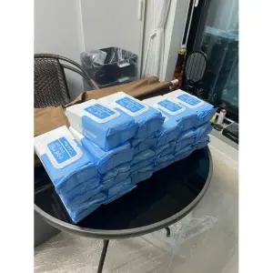 미엘 클린워터 물걸레 베이킹소다 물티슈 청소용 엠보싱 일회용 80매 X 20팩
