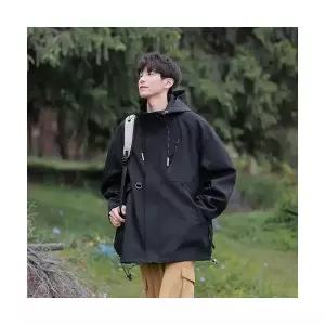 남성 지금딱 야상사파리 바람막이 점퍼 봄 가을 아웃도어 삼방 등산복 트렌치코트 OOTD3