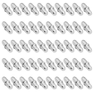 50 Pcs I 모양 금속 지원 못 선반 핀 가구 옷장 내각 책꽂이 조정 브래킷