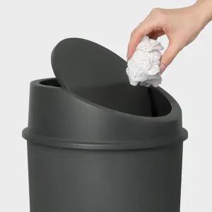 [하프클럽/셀러허브]컬러감 가정용 스윙 휴지통 사무실 쓰레기통