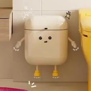 [하프클럽/셀러허브]미니 화장실벽걸이휴지통 인테리어 휴지통