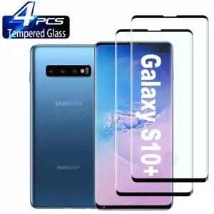 삼성 S10 플러스 S20 S21 S22 S23 울트라 참고 20 스크래치 화면 보호기 유리에 대한 4Pcs 강화