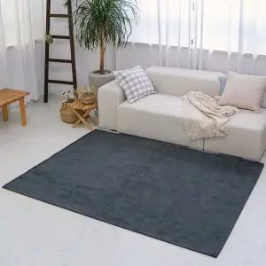 리얼 방수러그 차콜 170x230cm 인테리어 디자인 거실 침대 집꾸미기 바닥 발매트 갬성 다용도 안방 주방