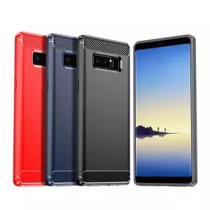 삼성 Note8 용 충격 방지 매트 케이스 Gxy 9 7 10plus 5G 탄소 섬유 커버 s9 s8 s10 5g 실리콘