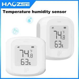 스마트 WiFi/Zigbee 온도 및 습도 센서 LCD 디스플레이 지원 실내 습도계 홈 어시스턴트