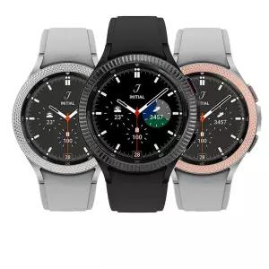 삼성 시계 4 5 40mm 클래식 Watch3 커버 보호 링 범퍼 접착 케이스 용 금속 베젤