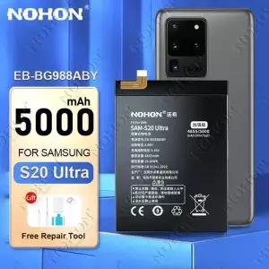 NOHON 배터리 삼성 S20 울트라 S24 S23 S22 21 FE S10 라이트 S10E 참고 20 10 플러스 9 + S21 SMG988 G985