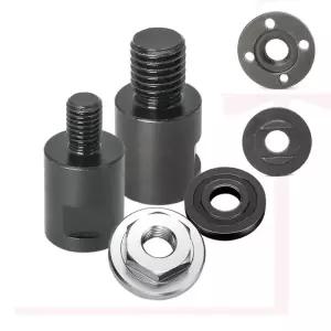 3pcs 앵글 그라인더 M14 M10 금속 인터페이스 커넥터 나사 어댑터 변환기 플레이트로드 너트 슬롯 연결