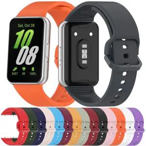 삼성 3 SMR390 Fit3 내구성 실리콘 스포츠 시계 밴드 단일 색상 조절 팔찌 벨트 액세서리 스트랩