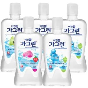 어린이가그린 아동가글 380mlx5개/사과/딸기/청포도맛