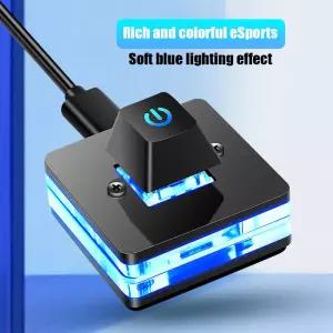 LED 조명이 있는 1.8M 데스크탑 컴퓨터 전원 스위치 PC 마더보드 외부 시작 켜기/끄기 버튼 가정용 연장