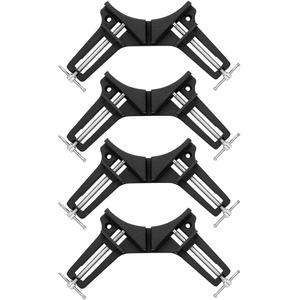 목공용 4pcs 모서리 클램프 90도 직각 어항, 사각 서랍, 사진 합금 액자, 금속 알루미늄 수공구용 유리 용접, 캐비닛, DIY 선반 홀더