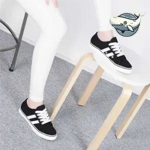 블랙 스웨이드 학생 운동화 데일리 스타일리시 여성운동화 여자스니커즈 여성단화운동화