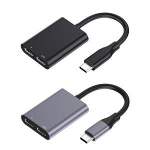 2in 1 USB C 허브 AR 글래스 도킹 스테이션 PD 충전 및 데이터 제공