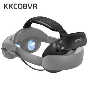 KKCOBVR Quest Pro용 휴대용 자기 배터리는 추가 수명 2~4시간 동안 동시에 충전