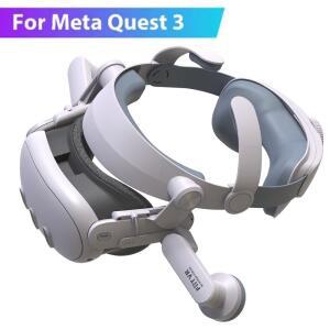 메타 퀘스트 3 VR 헤드셋용 이어 머프 향상된 사운드 조절 가능 편안한 엘리트 액세서리 T300