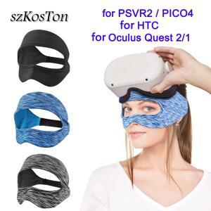 VR 아이 마스크 커버 메타 퀘스트 3 2 PICO 4 액세서리 통기성 땀 밴드 크기 조절 가능 헤드셋 패드