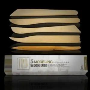신한조소용구 나무헤라 5본조 소 15cm - 42711 미술용품 미술재료 (W1C05B9)