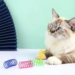 고품질 PET 고양이 스프링 장난감 행동유발 사냥놀이 4p 고양이행동유발 (WC09684)