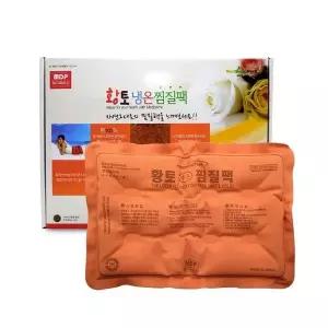 황토 냉온 찜질팩 면 어깨 허리 배 국산 2중마감 마사지 찜질 찜질팩 (W031587)