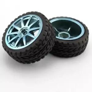 65mm RC카 고무바퀴 로봇휠 블루 1개 아두이노 (W8EEC82)