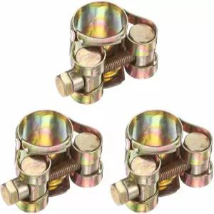 하핑턴 3pcs T볼트 호스 클램프 227239mm894941인치 아연 도금 탄소강 조절식 흡입 라디에이터 파이프