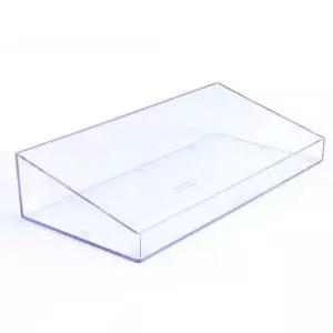 [하프클럽/]BS 다용도 투명 사각 수납선반 보관함 학용품정리 수납함