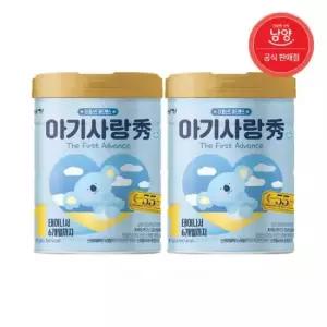 아기사랑 수 어드벤스 분유 0~6개월 1단계 800g X 3캔