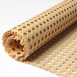 스토리스토어 라탄 웨빙 롤 DIY 홈 데코 프로젝트를 위한 14 x 40 인치 직조 오픈 메쉬 PE 지팡이 가구용