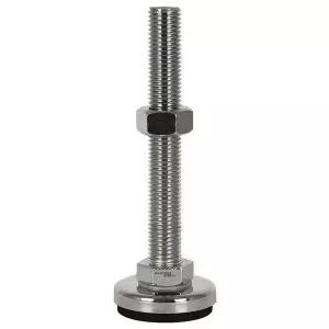 [하프클럽/셀러허브]조절좌 PU 방진패드(스텐레스)SNS-40-M8-40mm