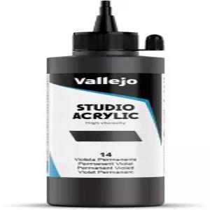 발레호 스튜디오 아크릴 페인트 200ml 퍼머넌트 바이올렛 (디옥사진)