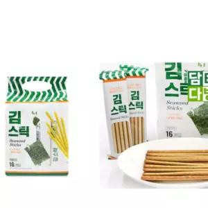 키즈웰 김스틱 256g 1BOX (10개입) 간식 탕비실 청소년 부모님 사무실