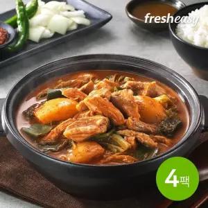 프레시지 이바돔 순살 우거지 감자탕 600g x4팩