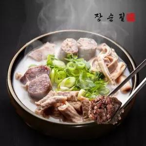 장순필 가마솥 순대탕 5봉+양념장 5봉 즉석탕 순대국