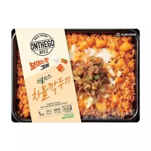 장보기아워홈 온더고 더블치즈 차돌깍두기 300g, 1개