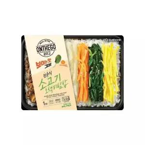장보기아워홈 온더고 소고기 오색비빔밥 310g, 1개